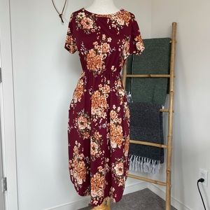 Easy Floral Jersey Dress